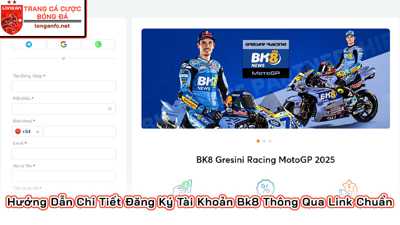 Hướng Dẫn Chi Tiết Đăng Ký Tài Khoản Bk8 Thông Qua Link Chuẩn